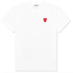 Comme des Garcons PLAY Stacked Heart T-Shirt - White