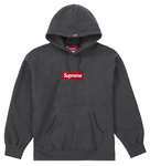 Supreme Box Logo Hooded Sweatshirt (FW21) Charcoal